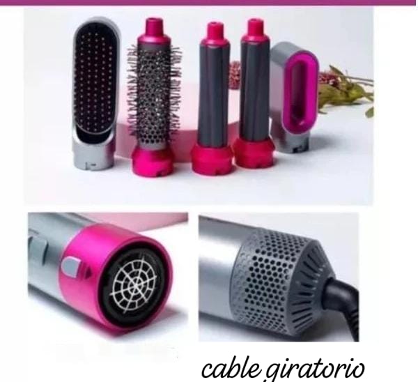 Cepillo modelador iónico 5 en 1.